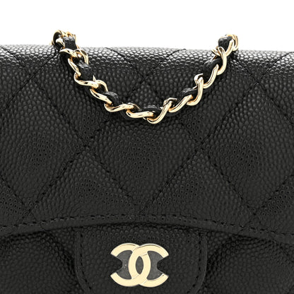 Chanel Caviar Quilted Mini Chain Belt Bag Black 8 of 11
