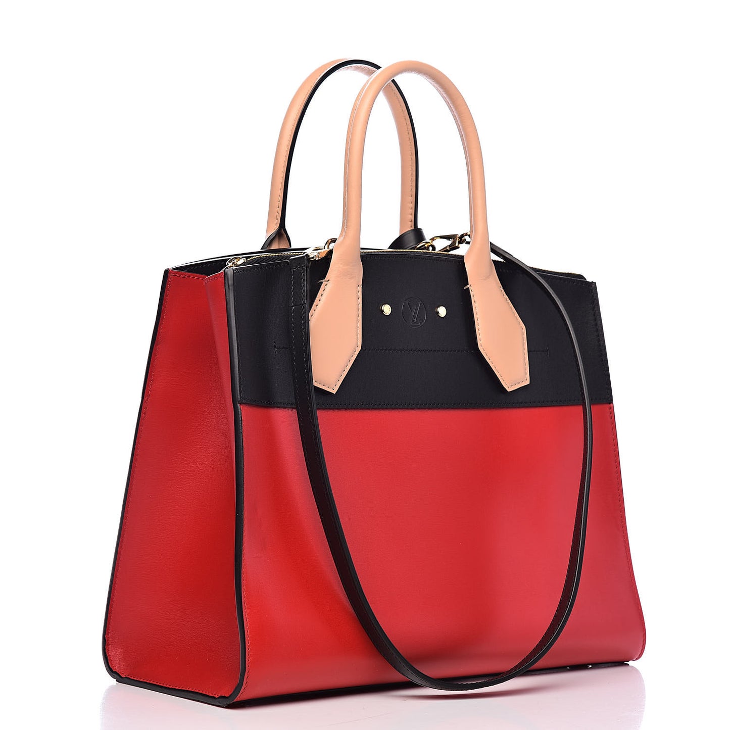 Calfskin City Steamer MM Rouge Black