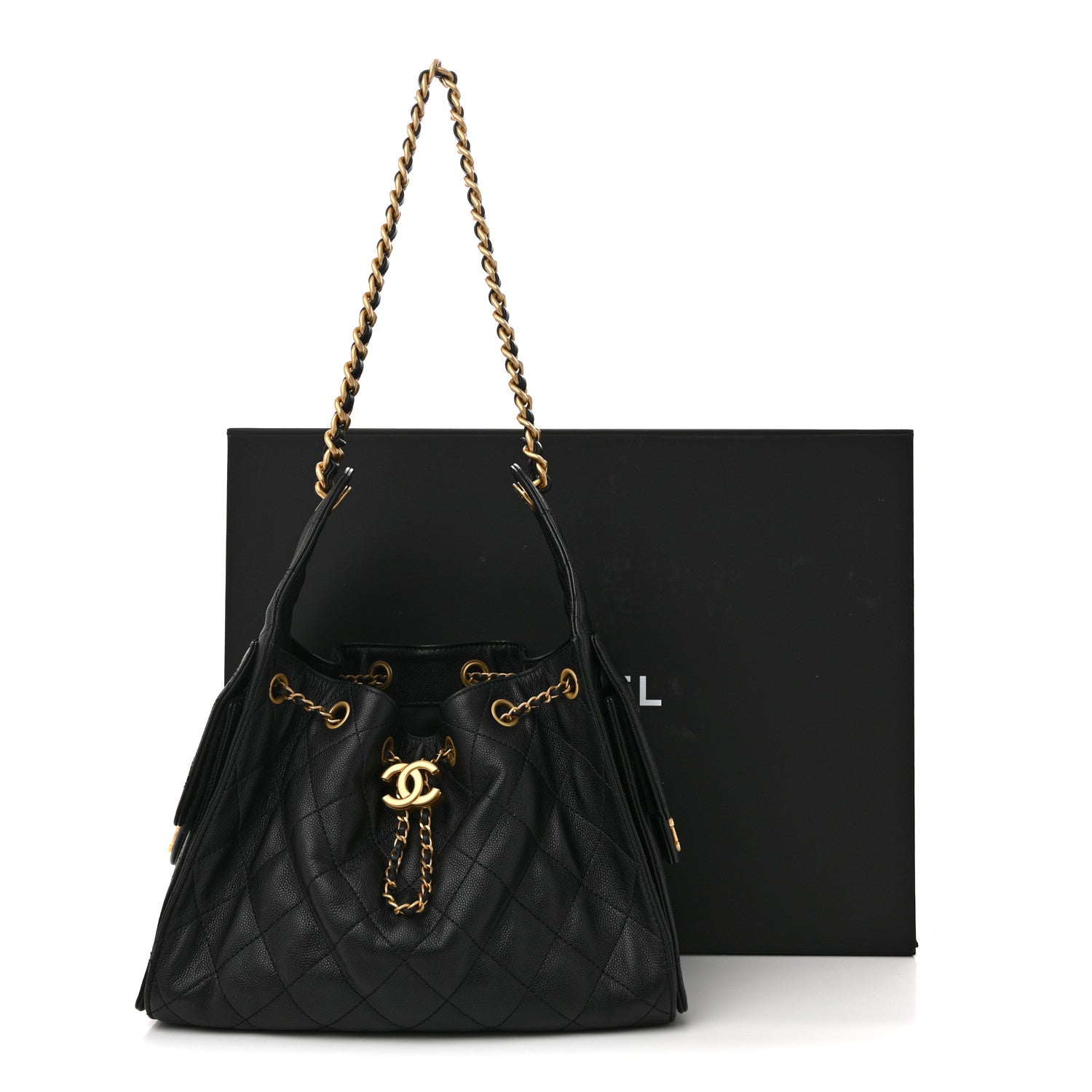 Chanel Caviar Quilted Small Chanel 25 Handbag Black 11 of 11