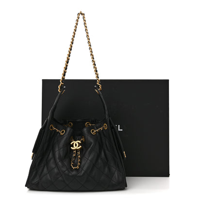 Chanel Caviar Quilted Small Chanel 25 Handbag Black 11 of 11