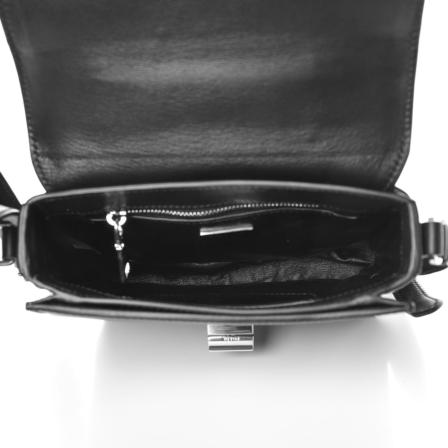 City Calf Bi-Color Crossbody Bag Black Cocco