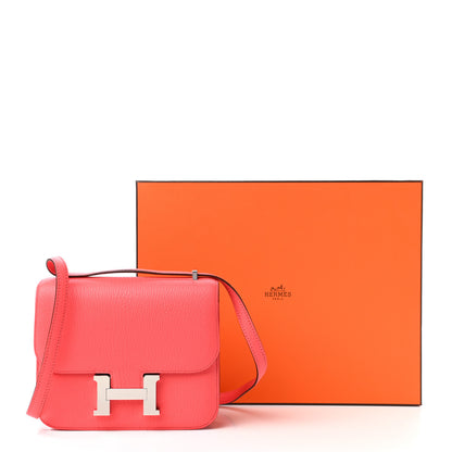 Hermes Chevre Mysore Constance 18 Rose Texas 10 of 10