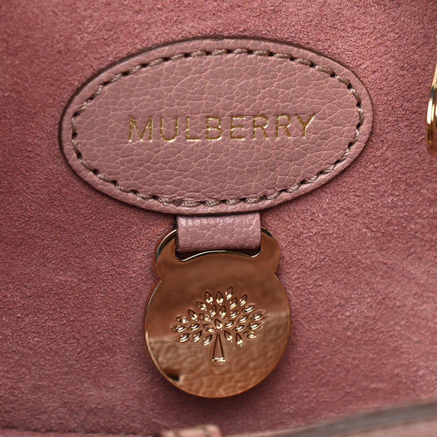 Mulberry Glossy Goat Bayswater Dark Blush 6 of 12