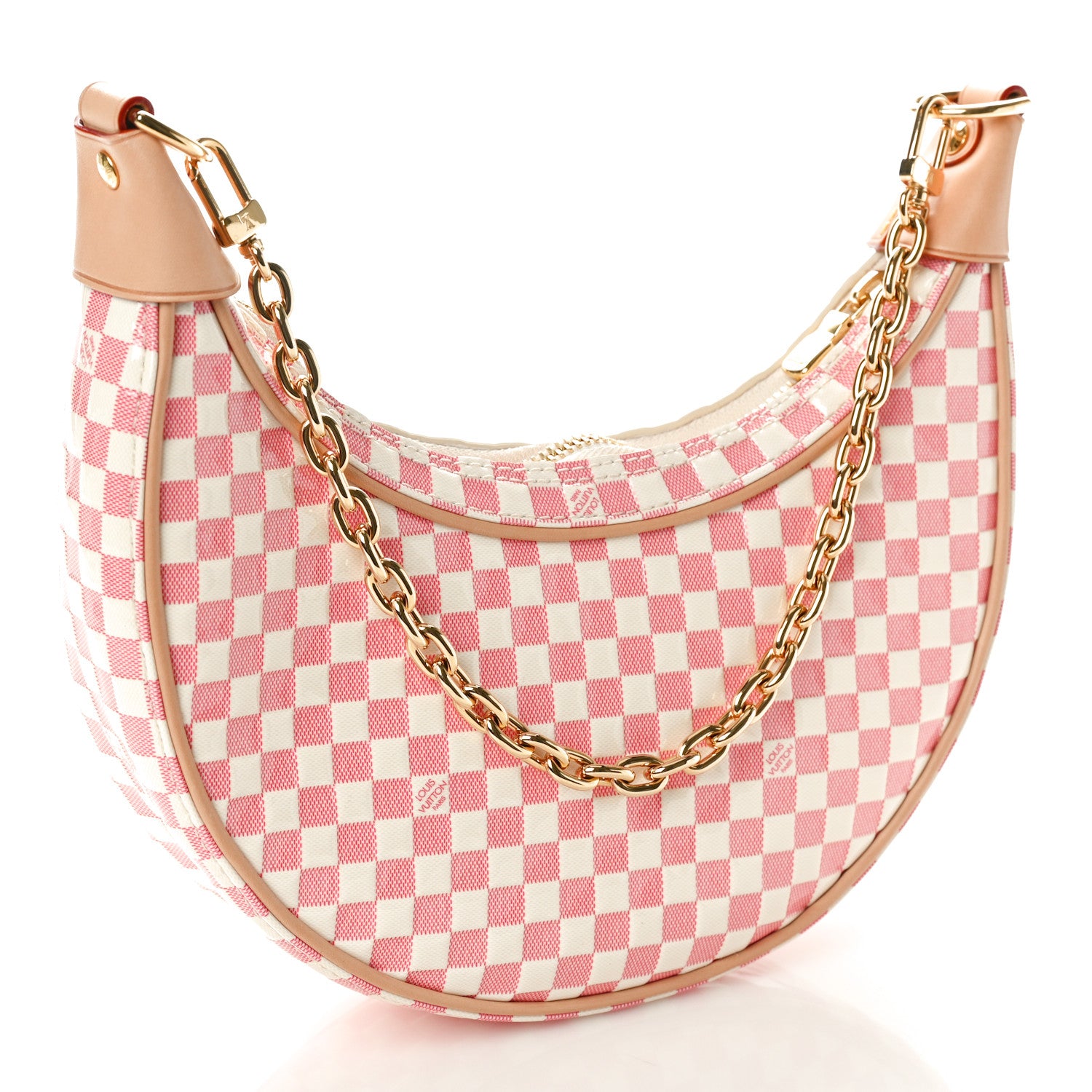 Louis Vuitton Damier Vernis Loop PM Blush Red 2 of 9