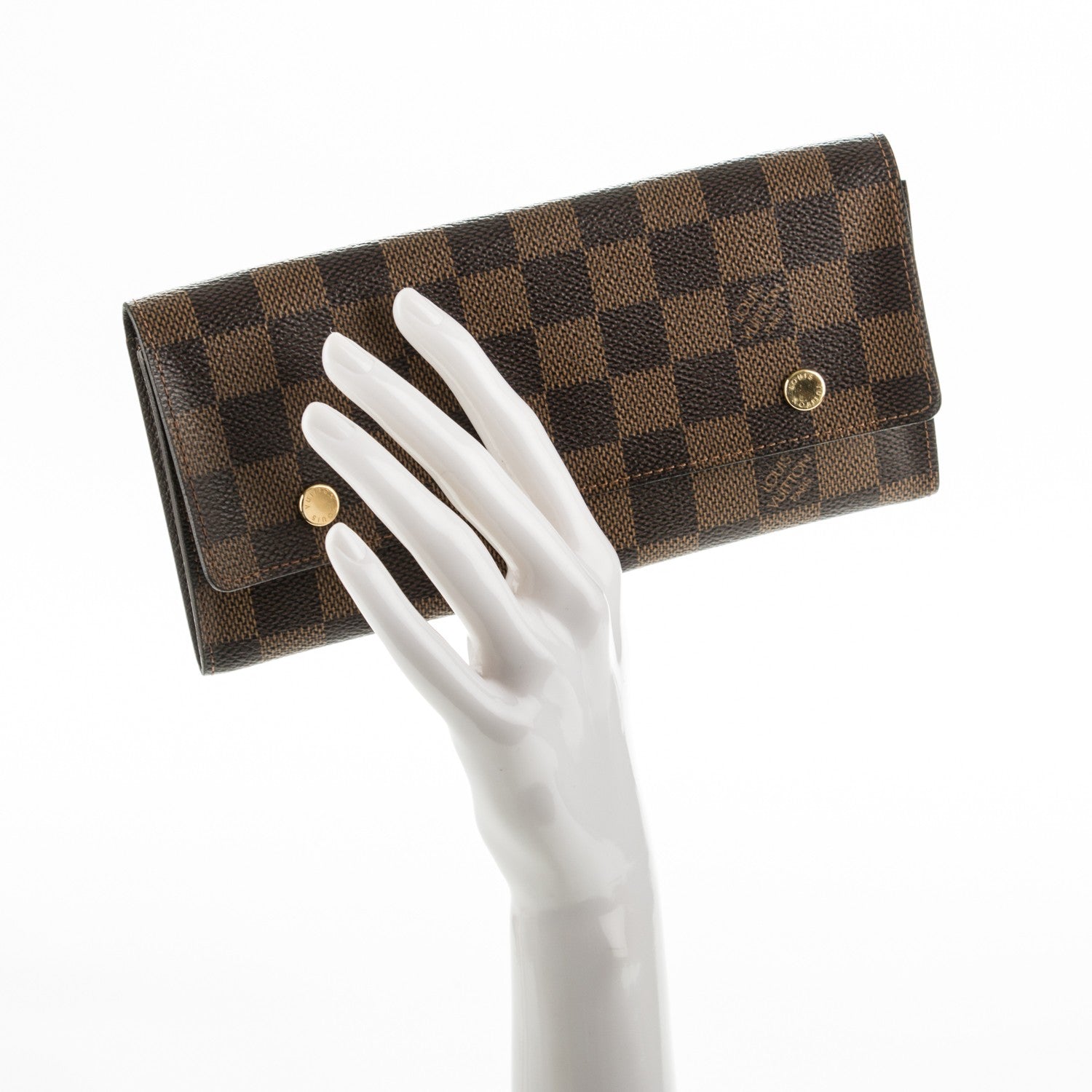 Louis Vuitton Damier Ebene Portefeuille Long Modulable Wallet 4 of 8
