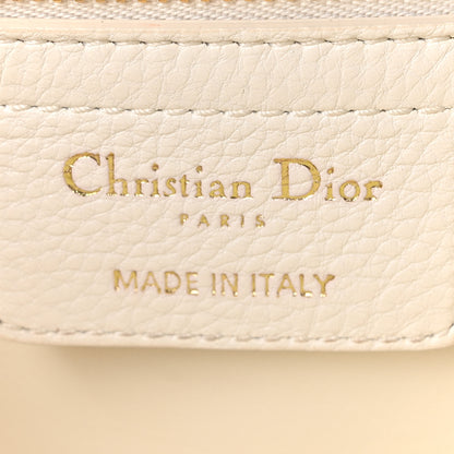 Christian Dior Grained Calfskin Cannage Large Caro Bag Latte 6 of 10