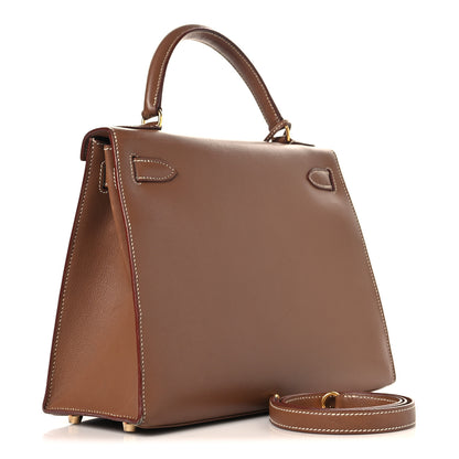 Hermes Evergrain Kelly Sellier 28 Gold 3 of 18