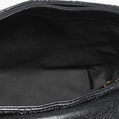 Marc Jacobs Lacquered Lambskin Quilted Large Baroque Single Flap Black 5 of 10