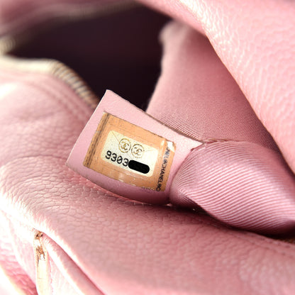 Chanel Caviar Quilted Small Bowler Pink 7 of 9