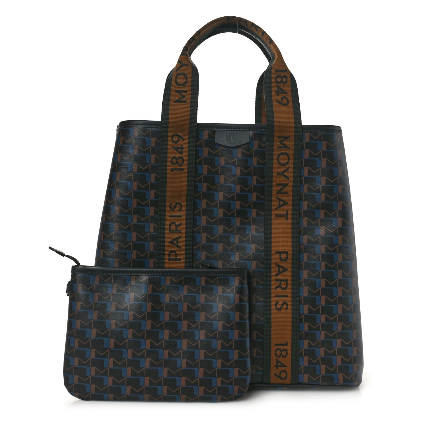 Canvas 1920 M Monogram Tote Black Brown