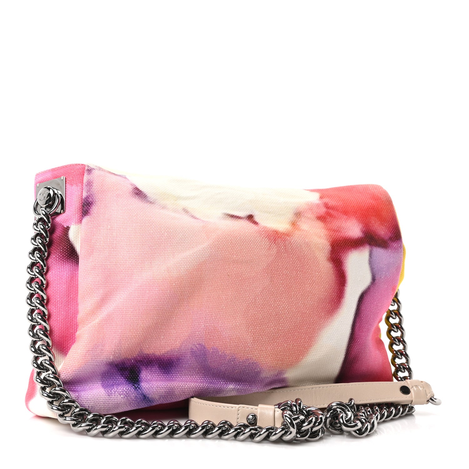 Chanel Printed Canvas Flower Power Messenger Flap 3 of 10