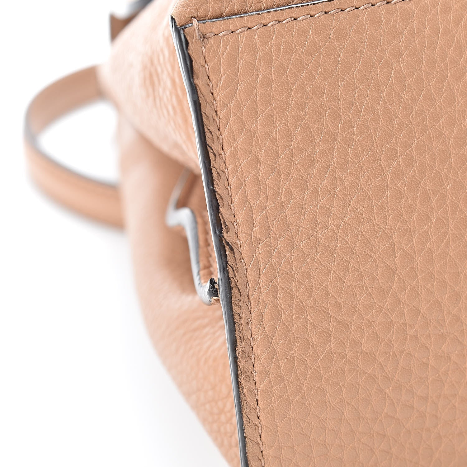 Gucci Cellarius Calfskin Medium Bamboo Daily Top Handle Bag Camelia 10 of 10
