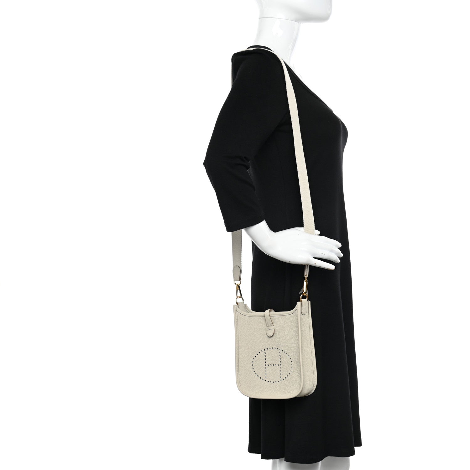 Hermes Taurillon Clemence Amazone Evelyne TPM Beton 2 of 11