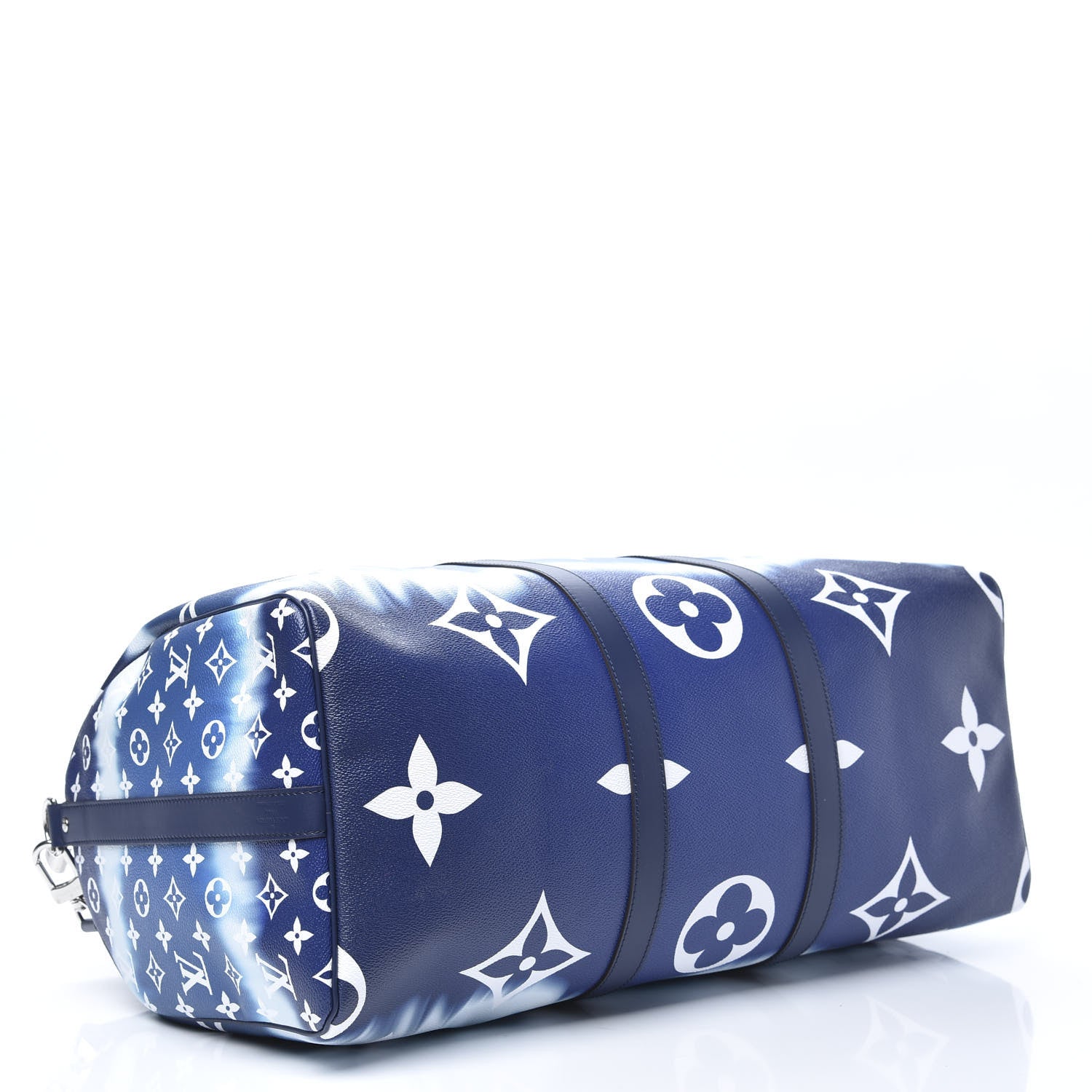 Louis Vuitton Monogram Escale Keepall Bandouliere 50 Blue 3 of 9