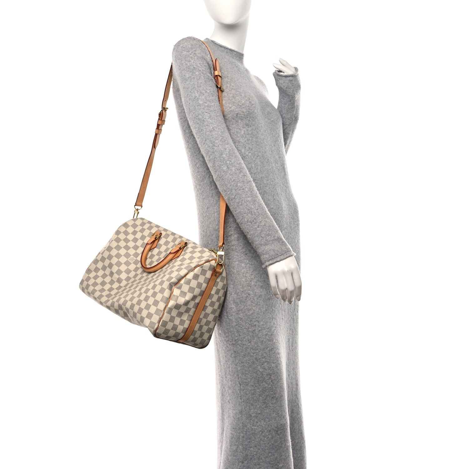 Louis Vuitton Damier Azur Speedy Bandouliere 35 2 of 15