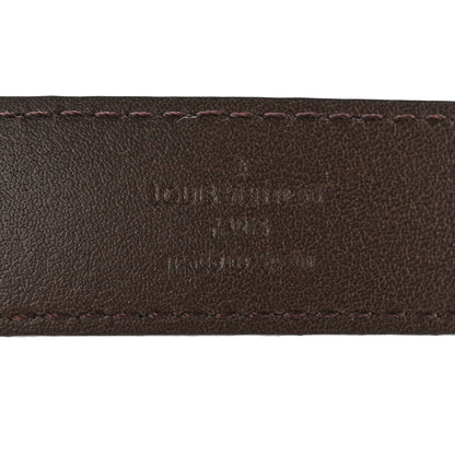 Louis Vuitton Mini Damier Ebene 25mm LV Initiales Belt 90 36 5 of 8