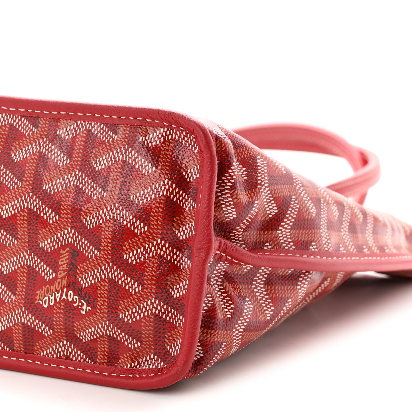 Goyardine Reversible Mini Anjou Red