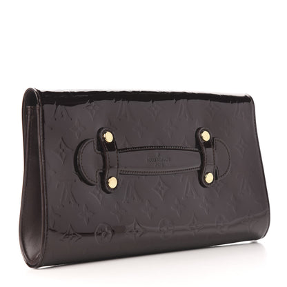 Louis Vuitton Vernis Robertson Clutch Amarante 3 of 7