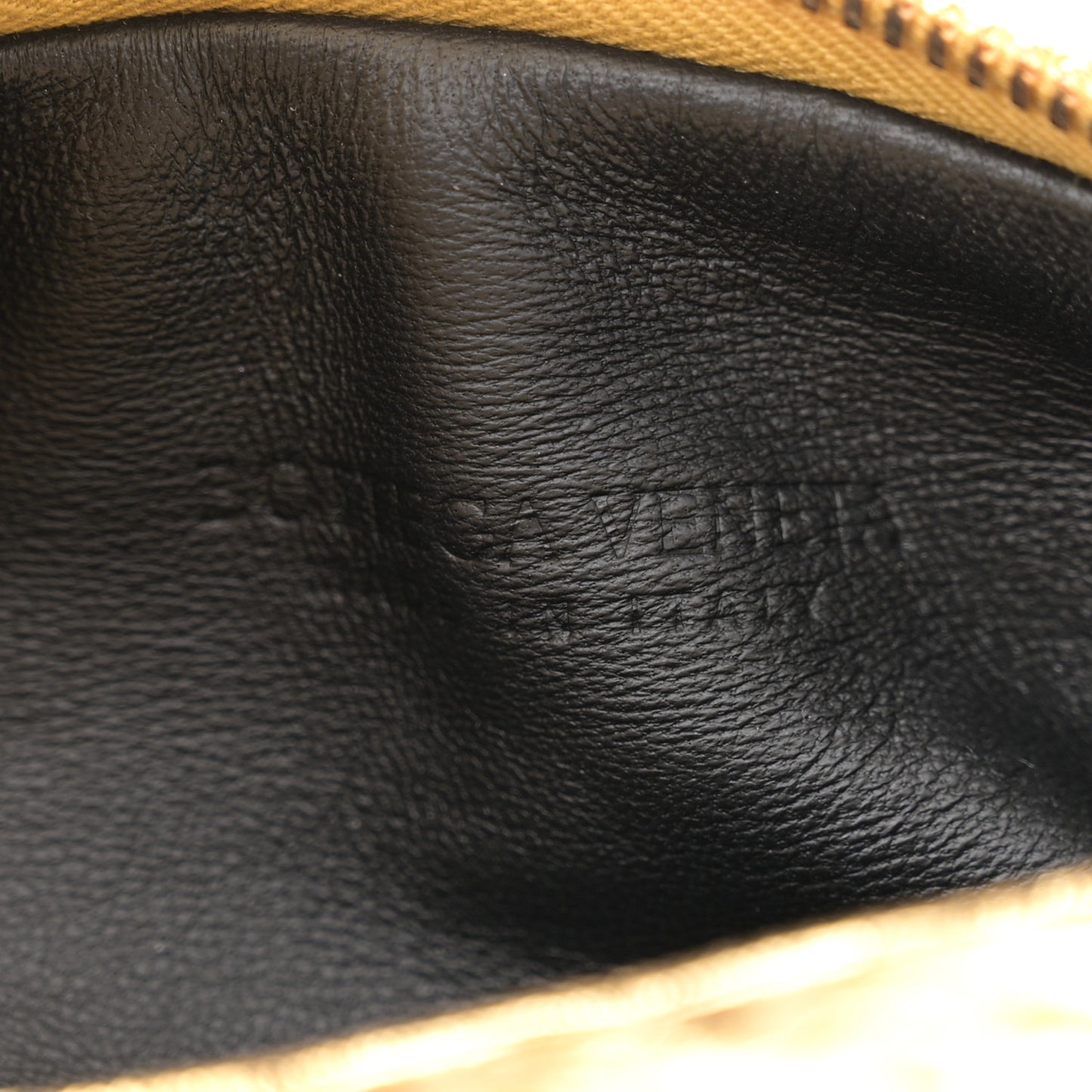 Metallic Nappa Intrecciato Mini Jodie Gold