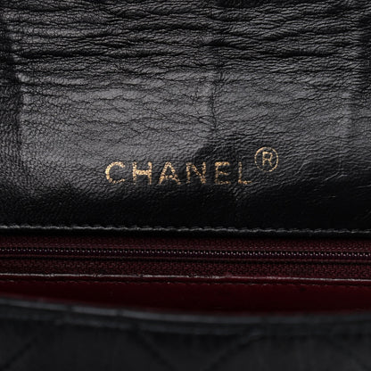 Chanel Lambskin Quilted Medium Single Flap Black 6 of 13