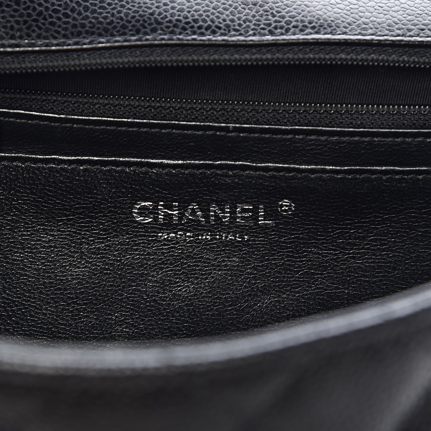 Chanel Caviar Quilted Jumbo Single Flap Black 6 of 13