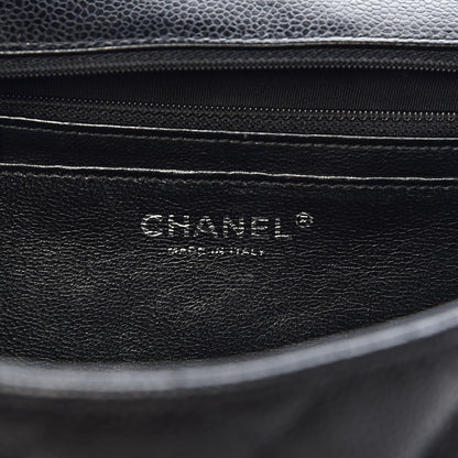Chanel Caviar Quilted Jumbo Single Flap Black 6 of 13