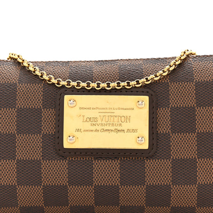 Louis Vuitton Damier Ebene Eva Clutch 8 of 12