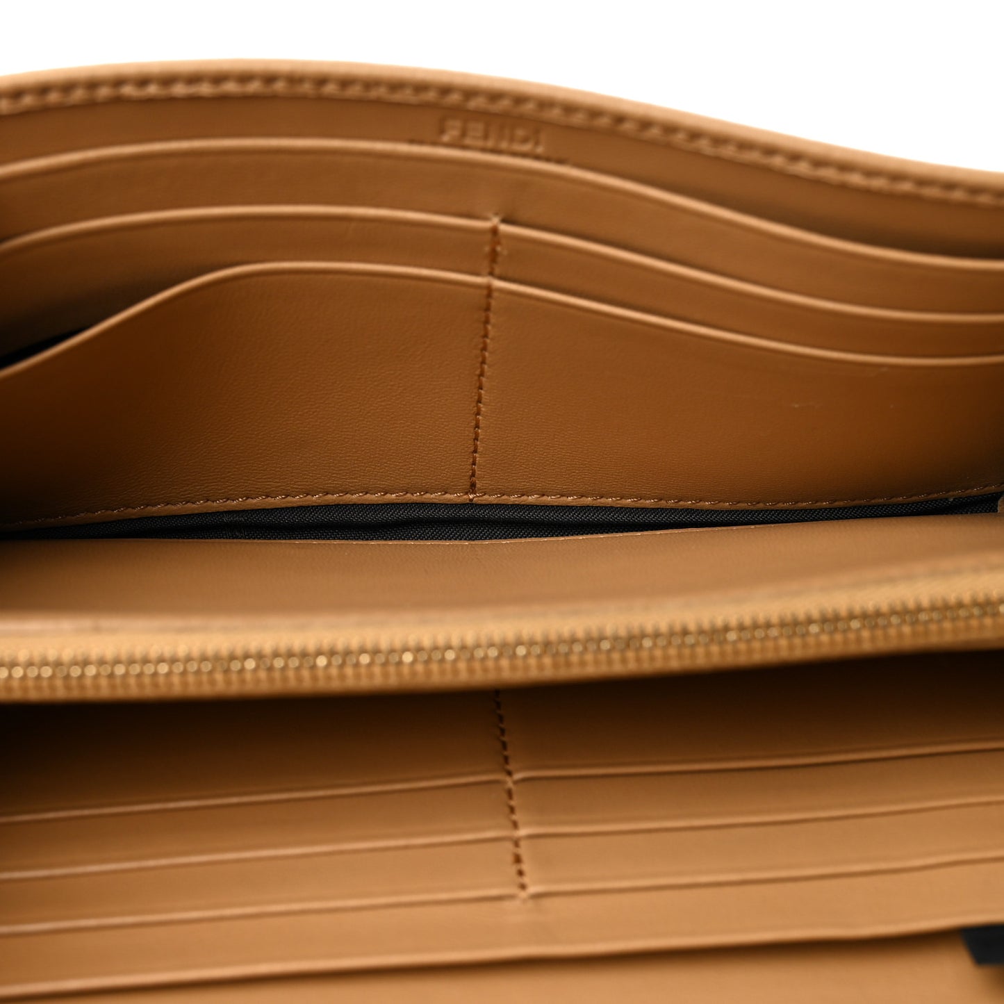 Nappa Matisse FF Embossed Continental Wallet Miele Scuro