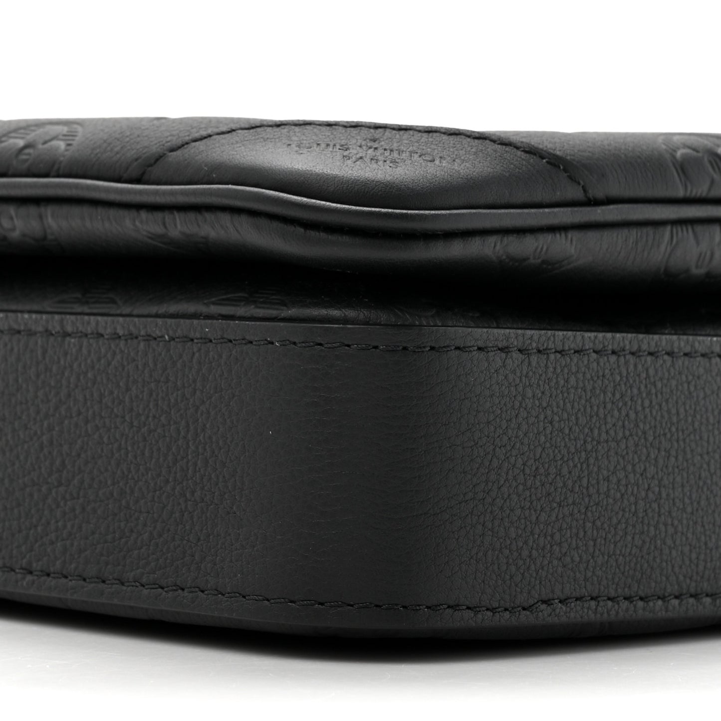Calfskin Monogram Shadow Trio Messenger Black