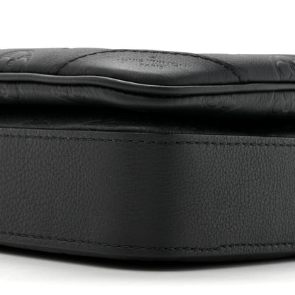 Louis Vuitton Calfskin Monogram Shadow Trio Messenger Black 9 of 13