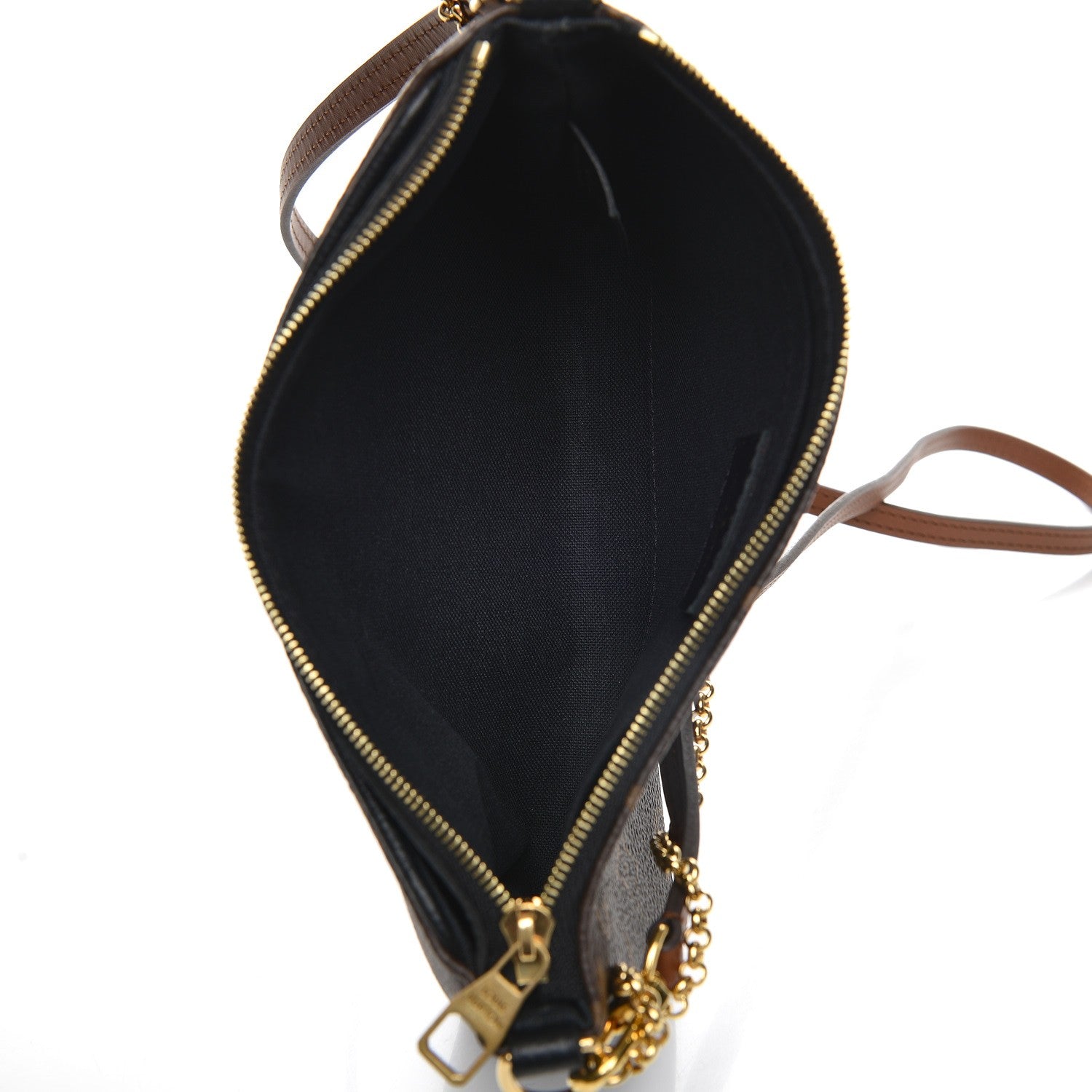 Louis Vuitton Monogram Pallas Clutch Black 5 of 9