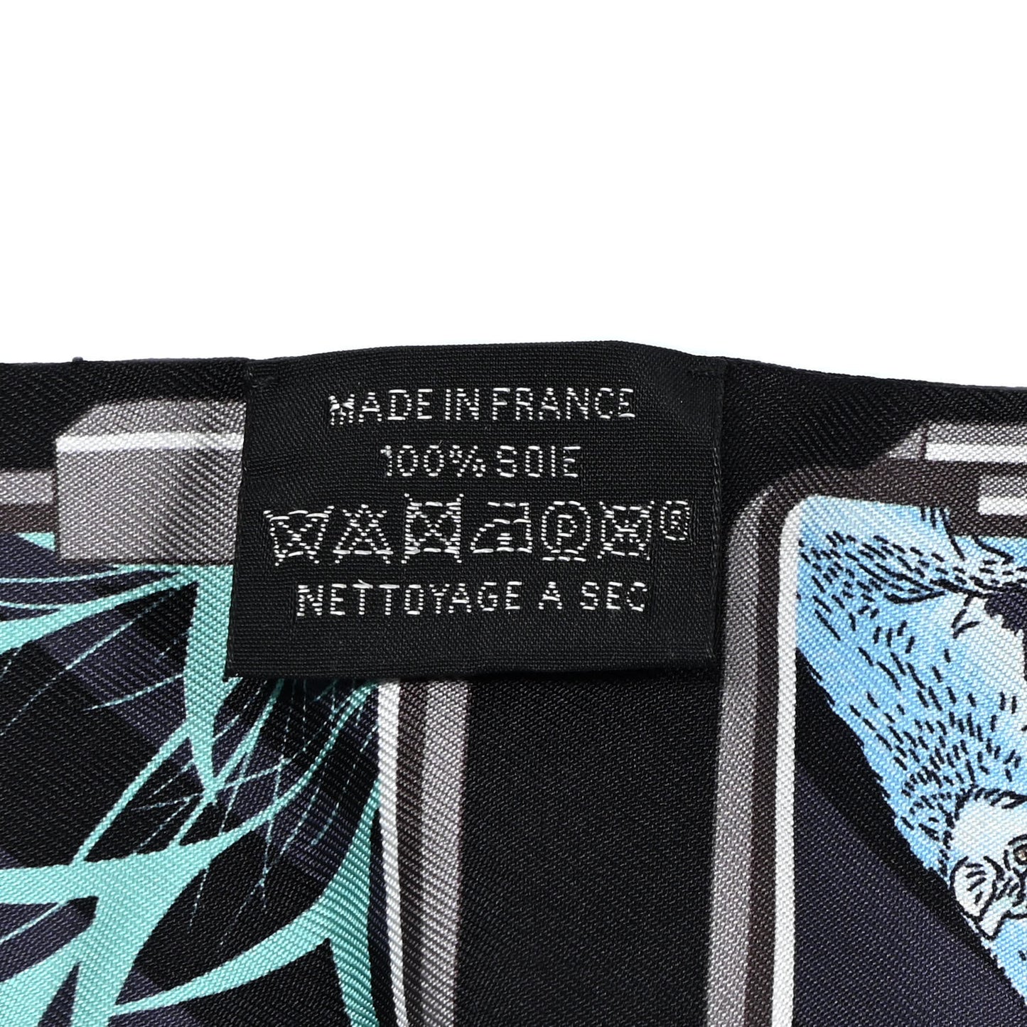 Silk Story Twilly Black Rose Gris