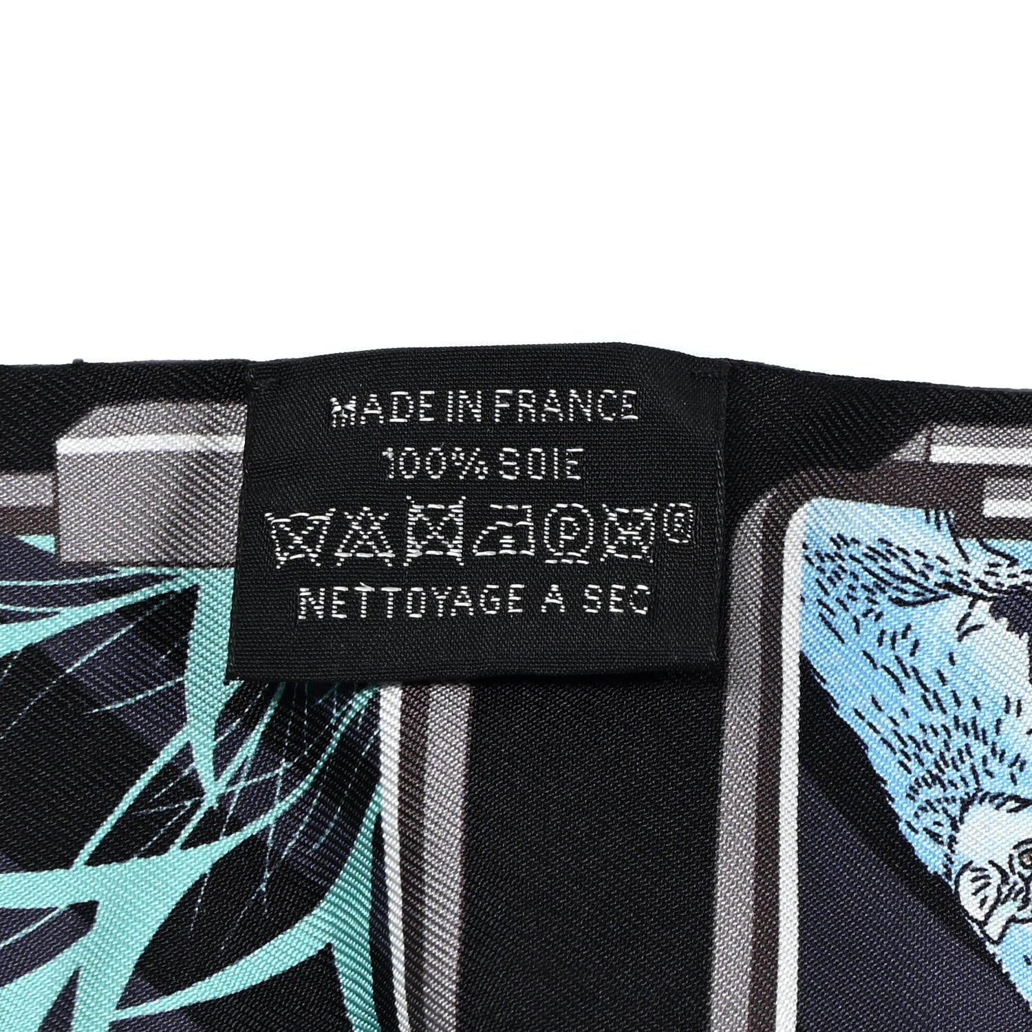 Hermes Silk Story Twilly Black Rose Gris 3 of 4