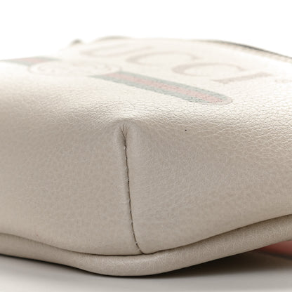 Gucci Grained Calfskin Small Logo Belt Bag White 9 of 10