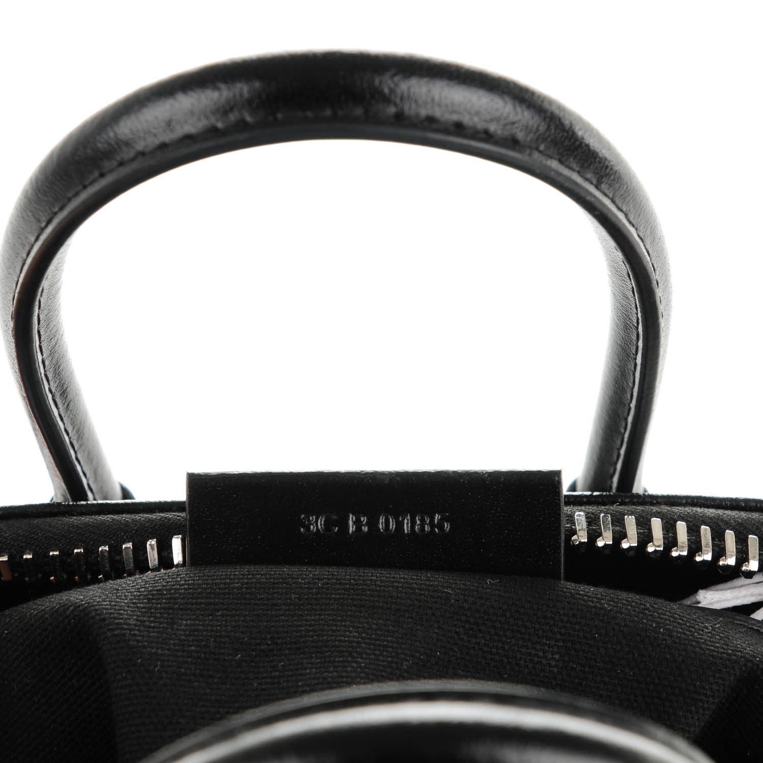 Givenchy Shiny Lord Calfskin Mini Antigona Black 7 of 7