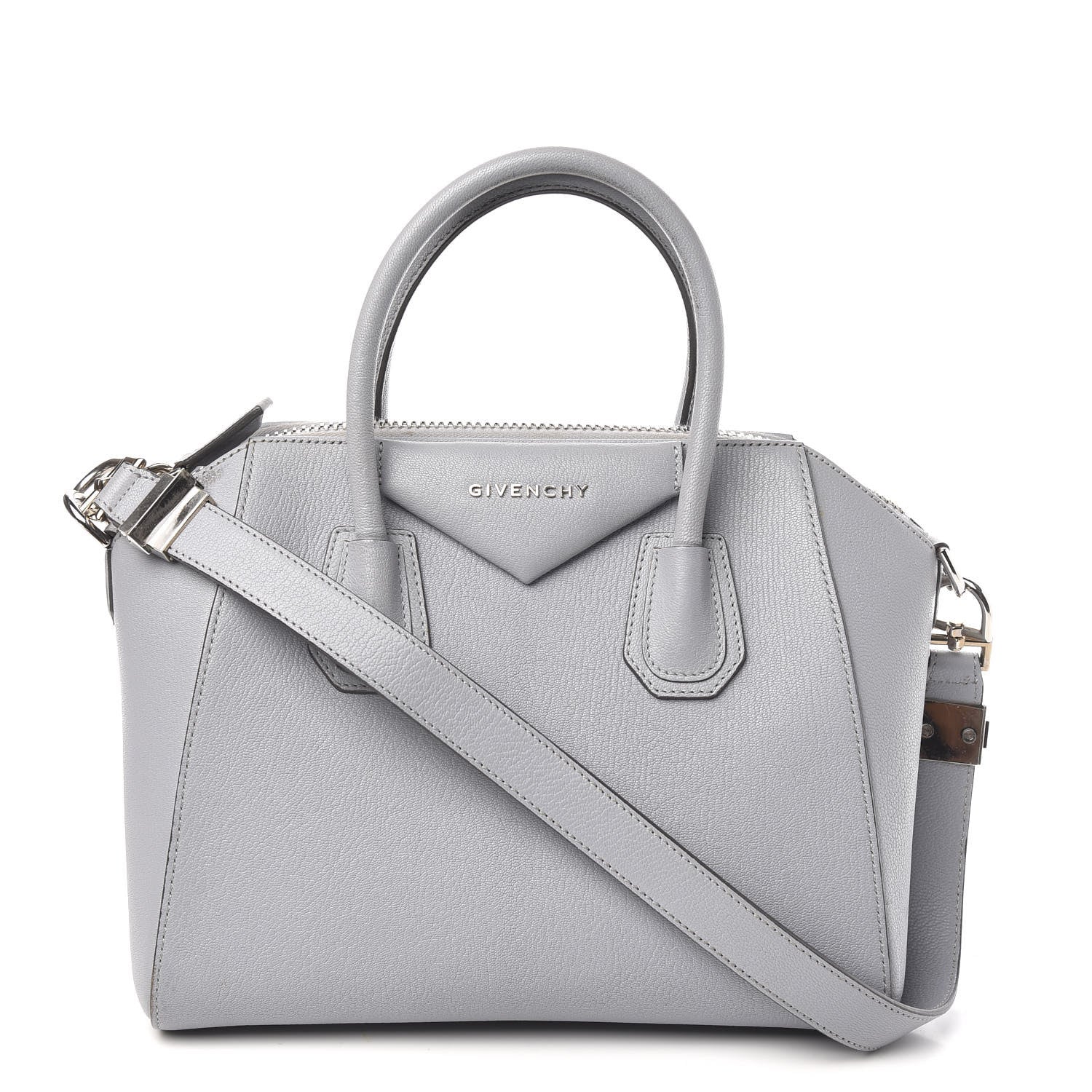 Givenchy Sugar Goatskin Small Antigona Pearl Grey 1 of 14