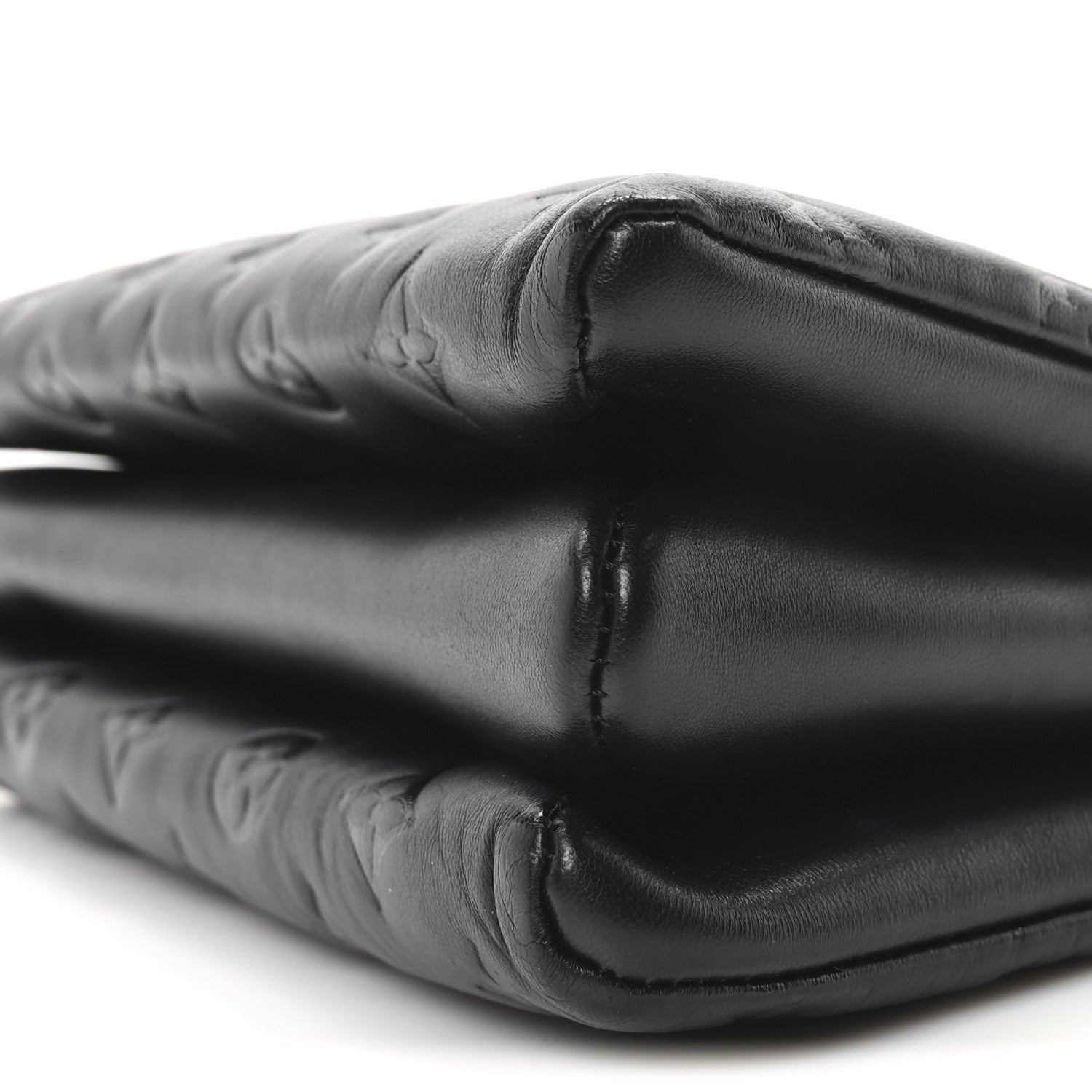 Louis Vuitton Lambskin Embossed Monogram Coussin PM Black 10 of 10