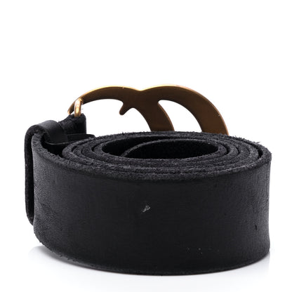 Gucci Faded Calfskin Double G 40mm Belt 90 36 Black 2 of 5