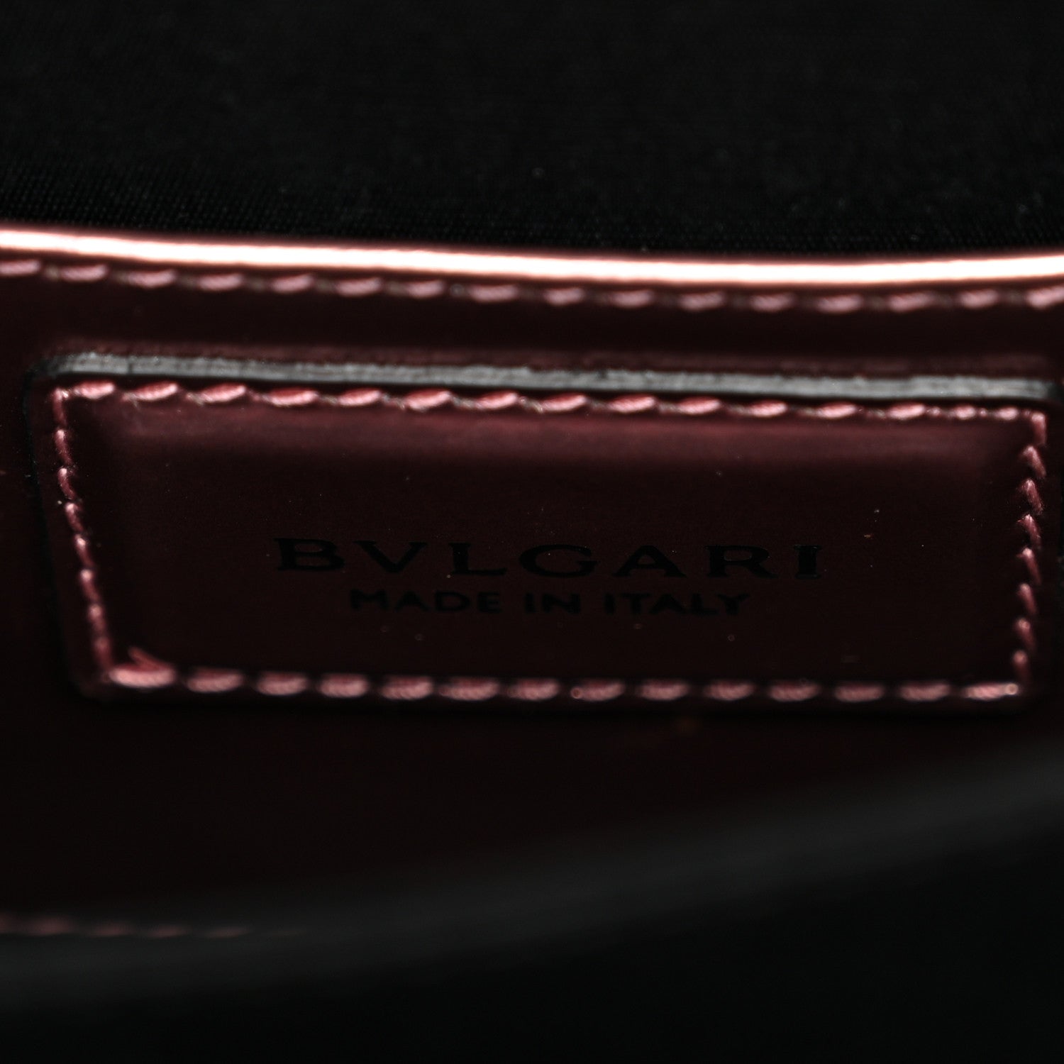 Bulgari Metallic Calfskin Serpenti Forever Top Handle Rose Quartz 6 of 13