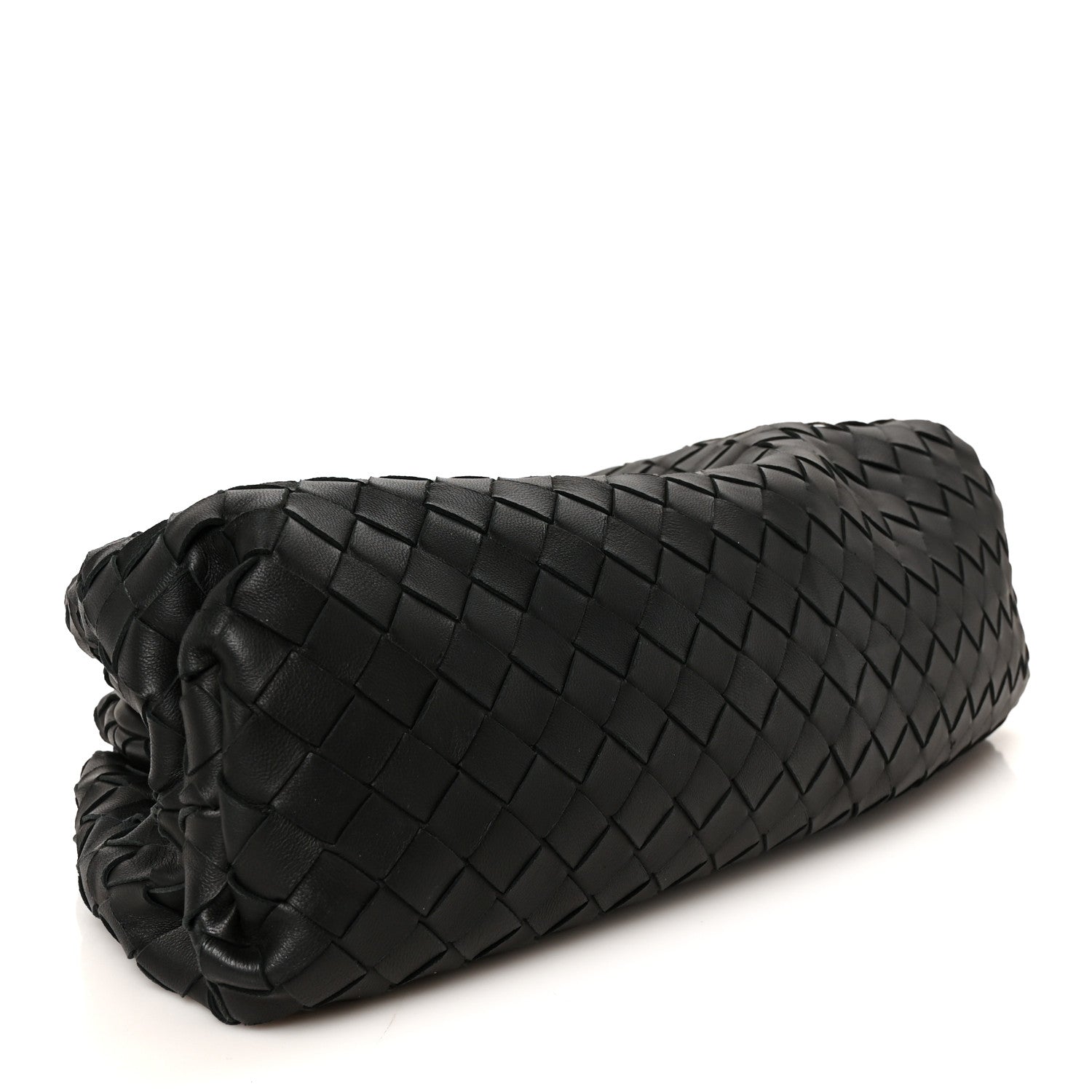 Bottega Veneta Nappa Maxi Intrecciato The Pouch Oversized Clutch Black 4 of 11