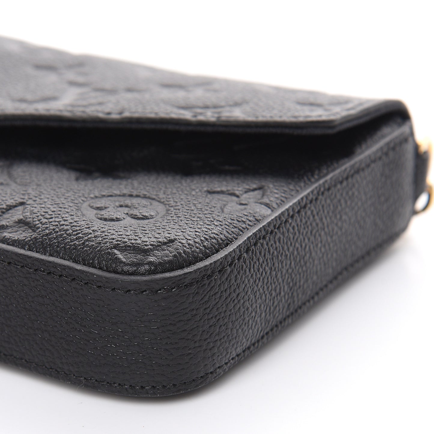 Empreinte Pochette Felicie Chain Wallet Black