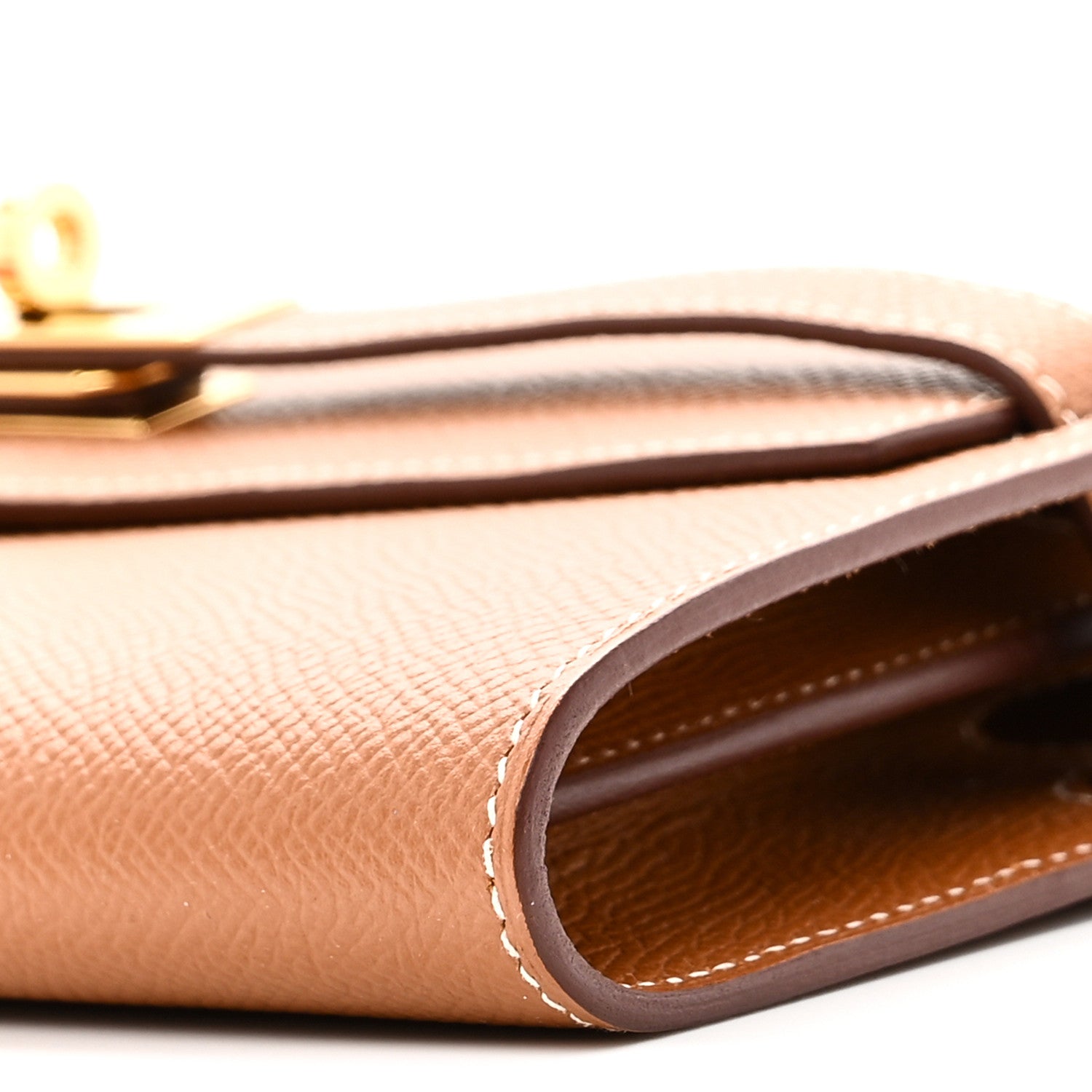 Hermes Epsom Kelly Wallet To Go Gold 10 of 11