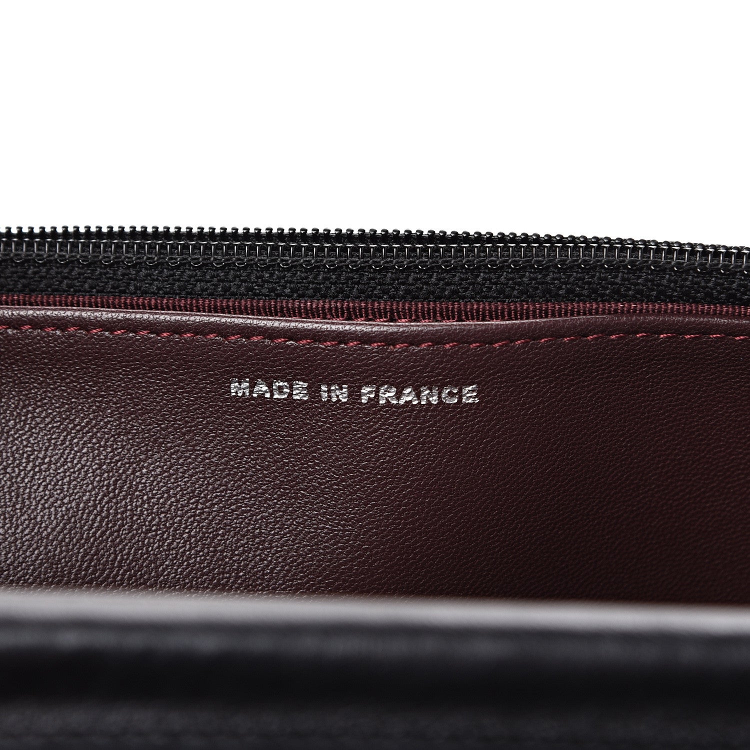 Chanel Lambskin Quilted Wallet On Chain WOC Black 6 of 12