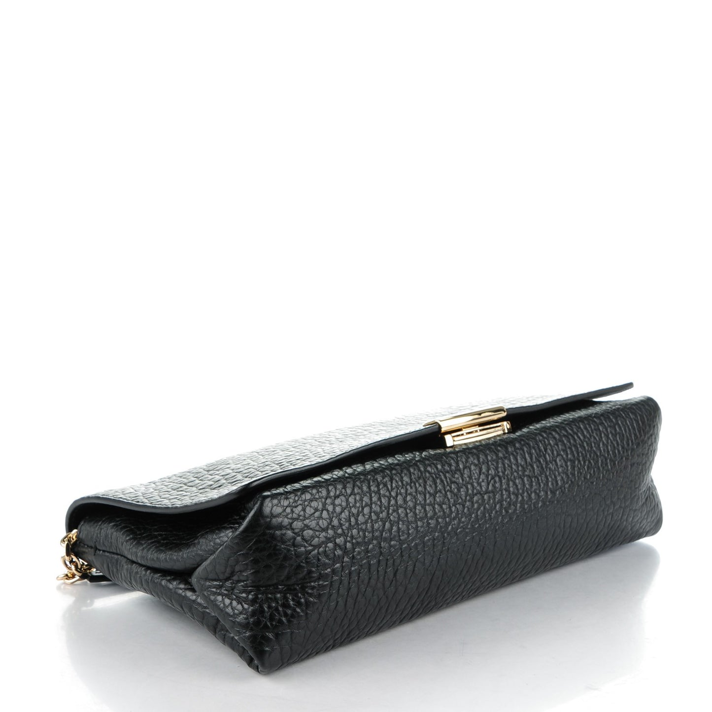 Signature Grain Medium Mildenhall Crossbody Bag Black