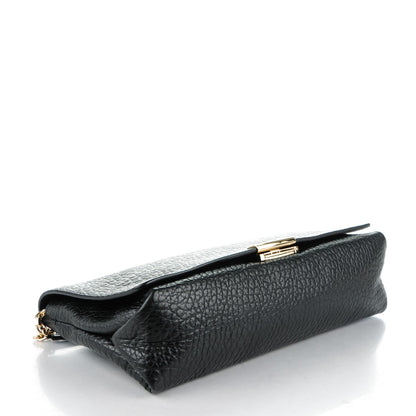 Burberry Signature Grain Medium Mildenhall Crossbody Bag Black 4 of 8