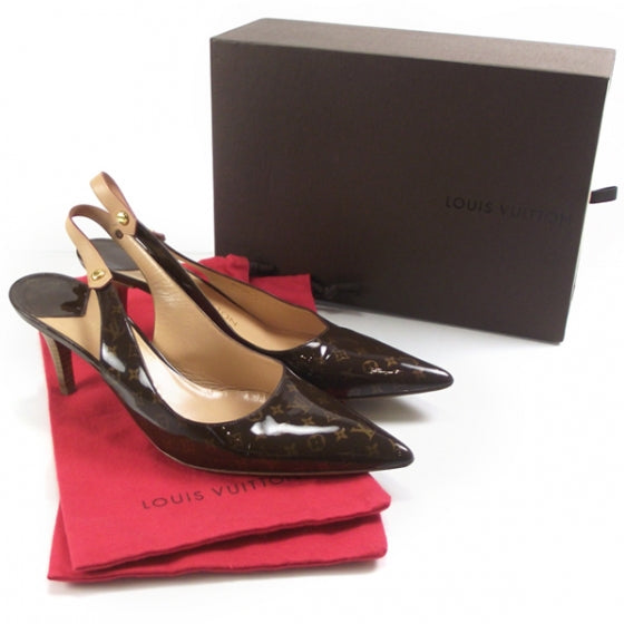 Gina Monogram Mini Heels 39