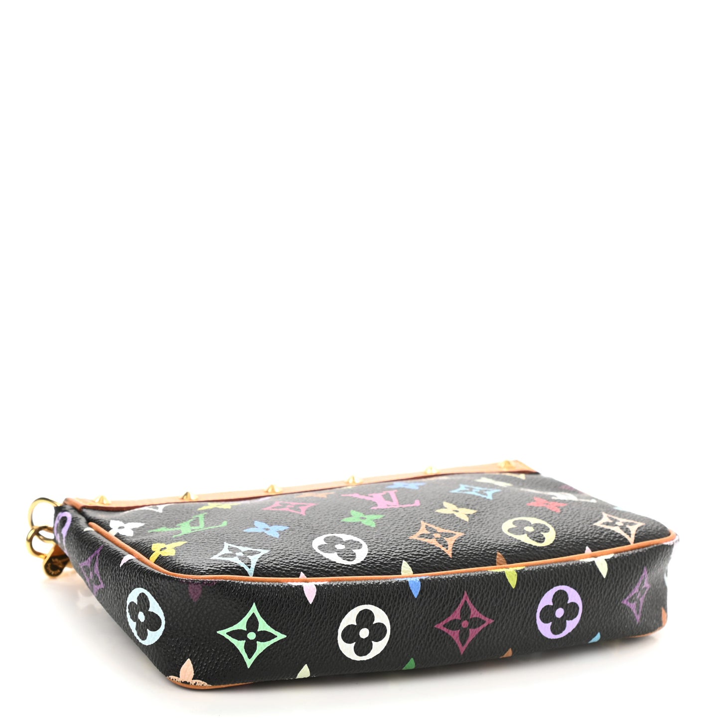 Monogram Multicolor Pochette Accessories Black