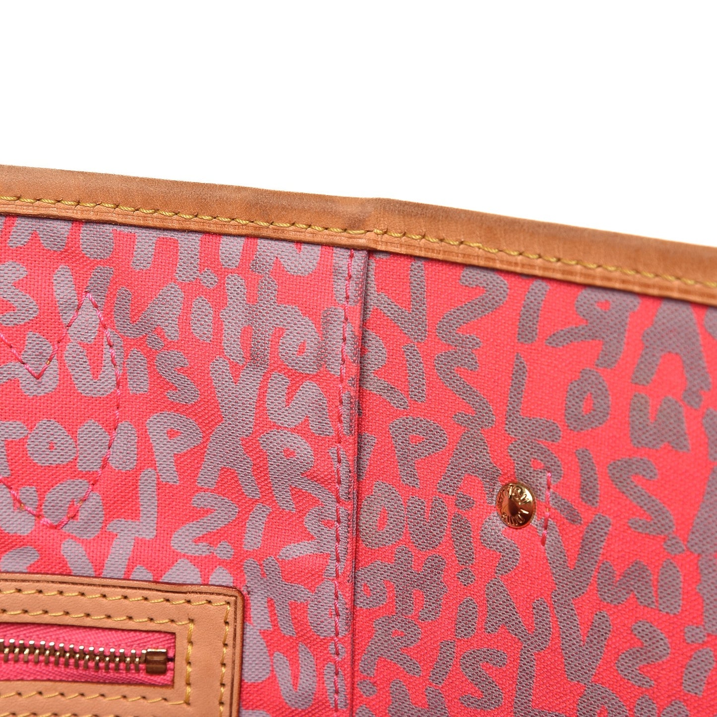 Monogram Graffiti Neverfull GM Fuchsia