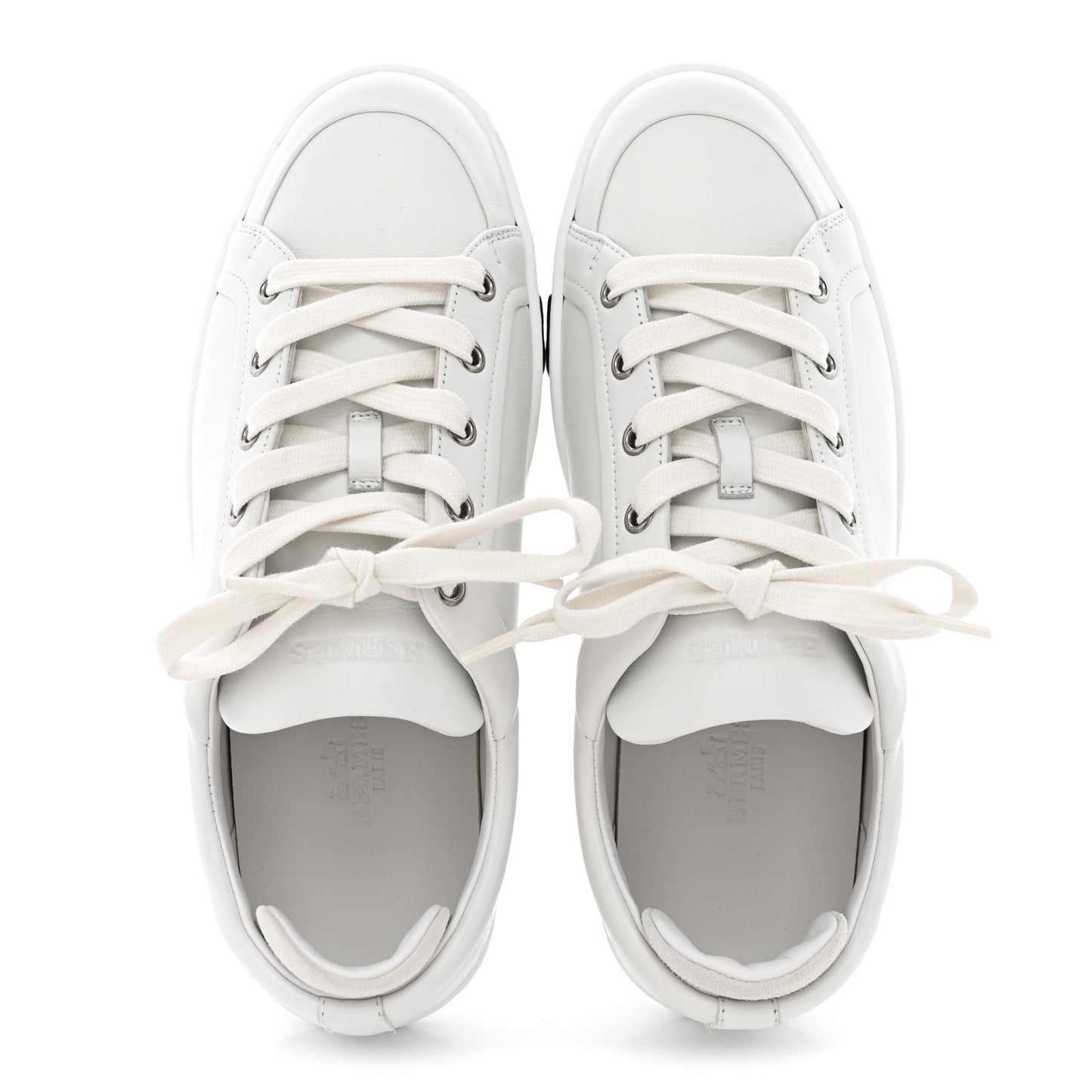 Calfskin Suede Goatskin Mens Kid Sneakers 37 White