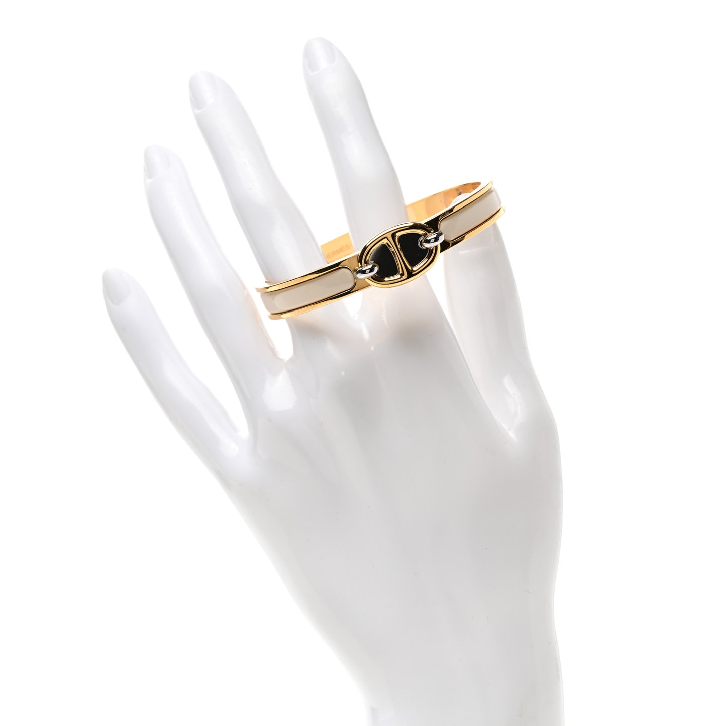 Enamel Mini Farandole Clic Chaine D'Ancre Bracelet Creme